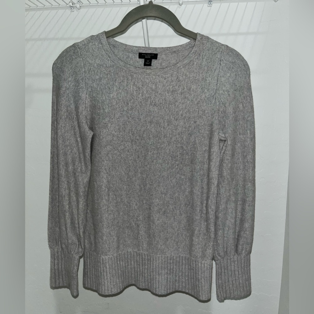Ann Taylor Factory Gray Sweater